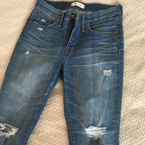 Madewell 9" High Rise Skinny Jeans Size 28